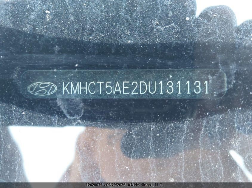 2013 Hyundai Accent L VIN: KMHCT5AE2DU131131 Lot: 12420035