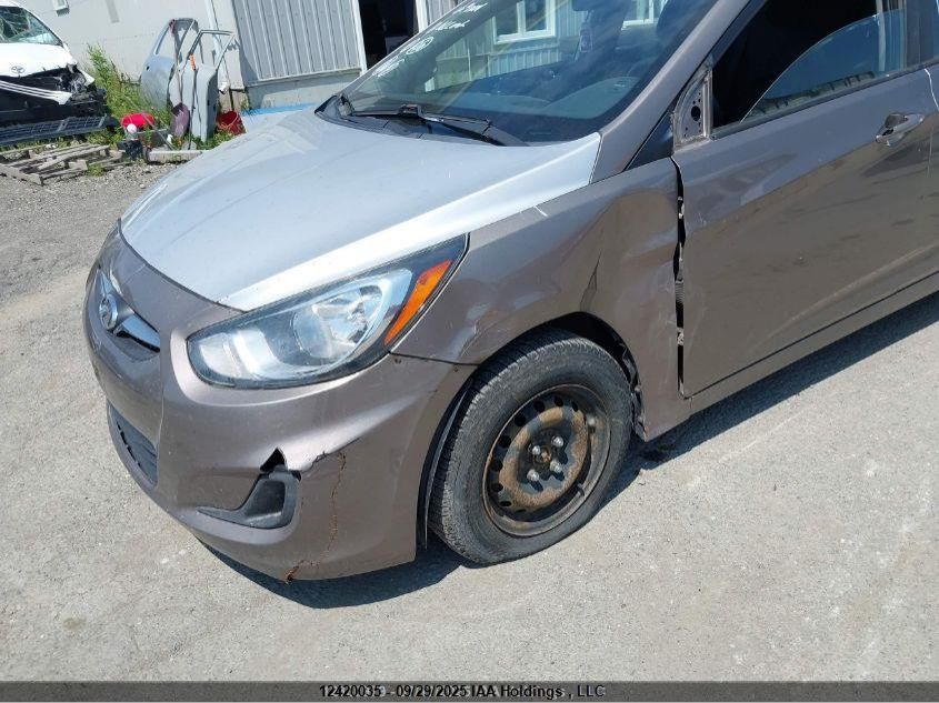 2013 Hyundai Accent L VIN: KMHCT5AE2DU131131 Lot: 12420035