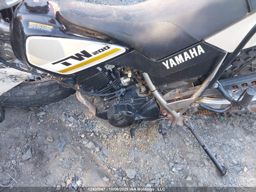 2019 Yamaha Tw200 VIN: JYA3AWN00KA162970 Lot: 12420047