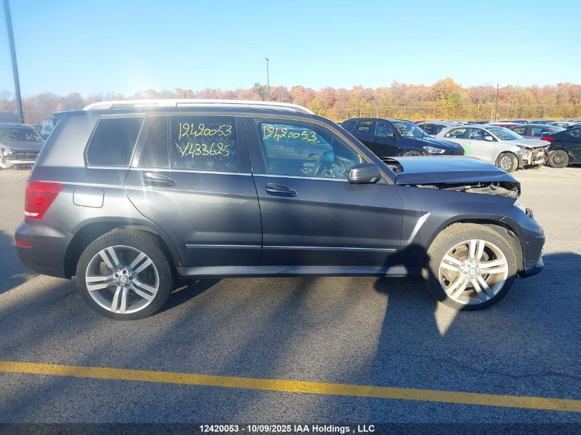 2015 Mercedes-Benz Glk 250 Bluetec 4Matic VIN: WDCGG0EB2FG433625 Lot: 12420053