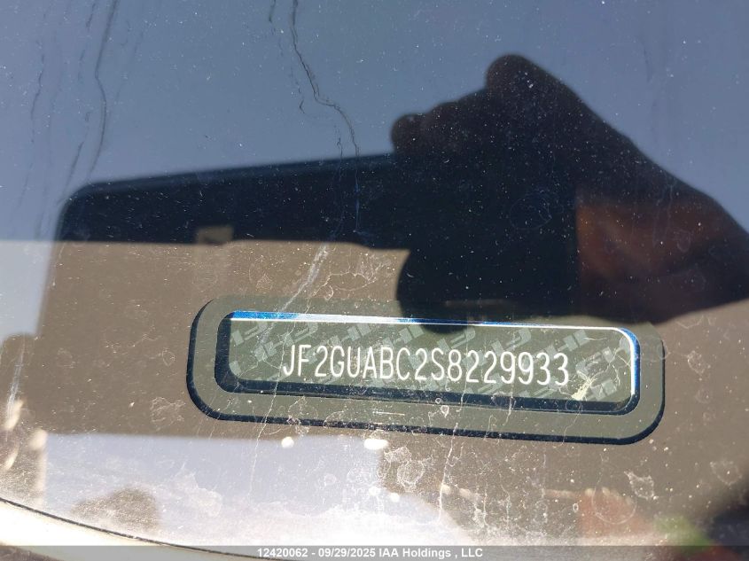 2025 Subaru Crosstrek VIN: JF2GUABC2S8229933 Lot: 12420062