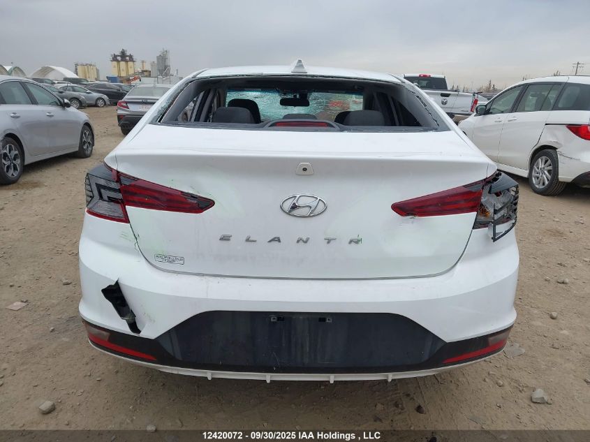 2020 Hyundai Elantra Preferred With Sun And Safety Package Auto Ivt VIN: KMHD84LF1LU898845 Lot: 12420072