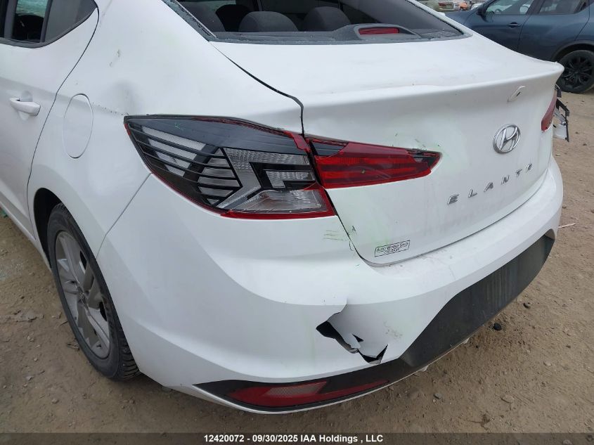 2020 Hyundai Elantra Preferred With Sun And Safety Package Auto Ivt VIN: KMHD84LF1LU898845 Lot: 12420072