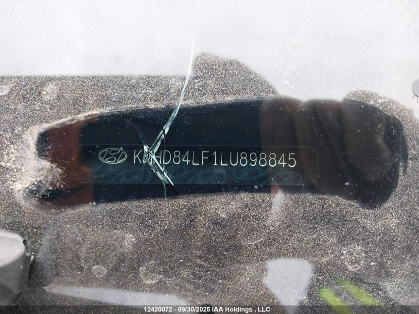 2020 Hyundai Elantra Preferred With Sun And Safety Package Auto Ivt VIN: KMHD84LF1LU898845 Lot: 12420072