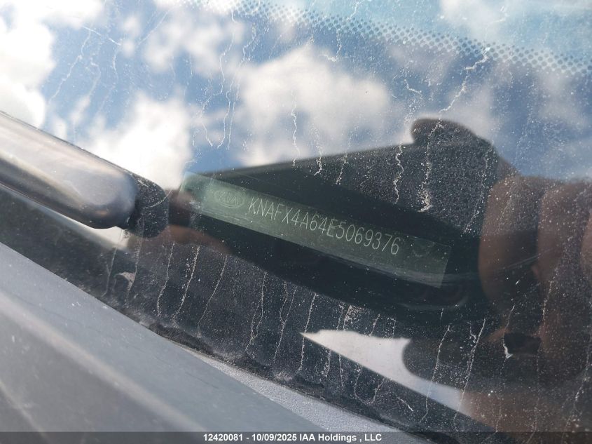 2014 Kia Forte 1.8L Lx/1.8L Lx+/1.8L Se VIN: KNAFX4A64E5069376 Lot: 12420081