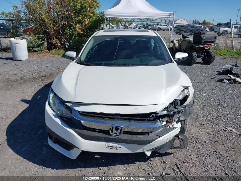 2017 Honda Civic VIN: 2HGFC2F86HH015301 Lot: 12420090