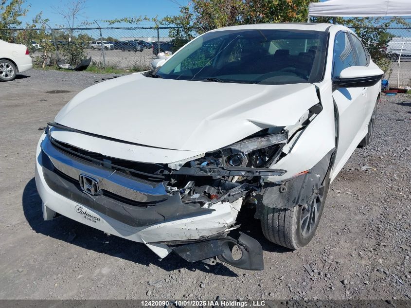 2017 Honda Civic VIN: 2HGFC2F86HH015301 Lot: 12420090