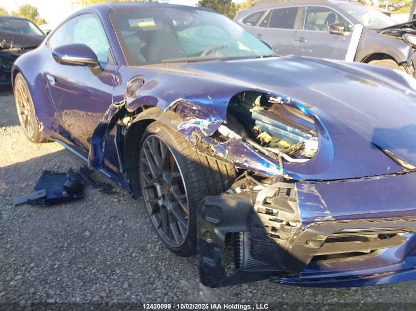 2023 Porsche 911 VIN: WP0AB2A95PS221017 Lot: 12420099