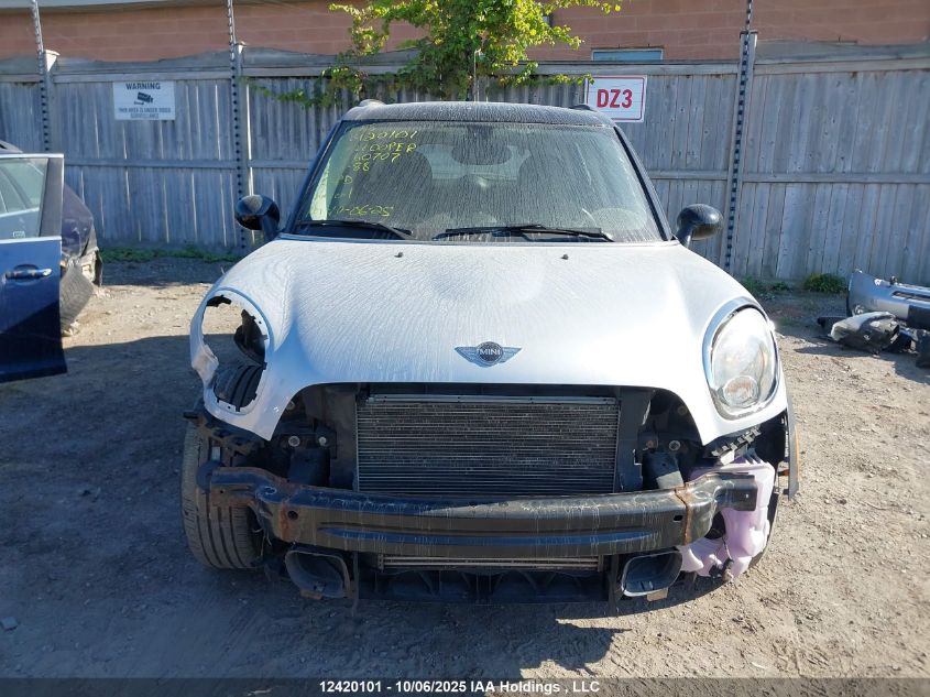 2012 Mini Cooper S Countryman VIN: WMWZC5C57CWL60707 Lot: 12420101