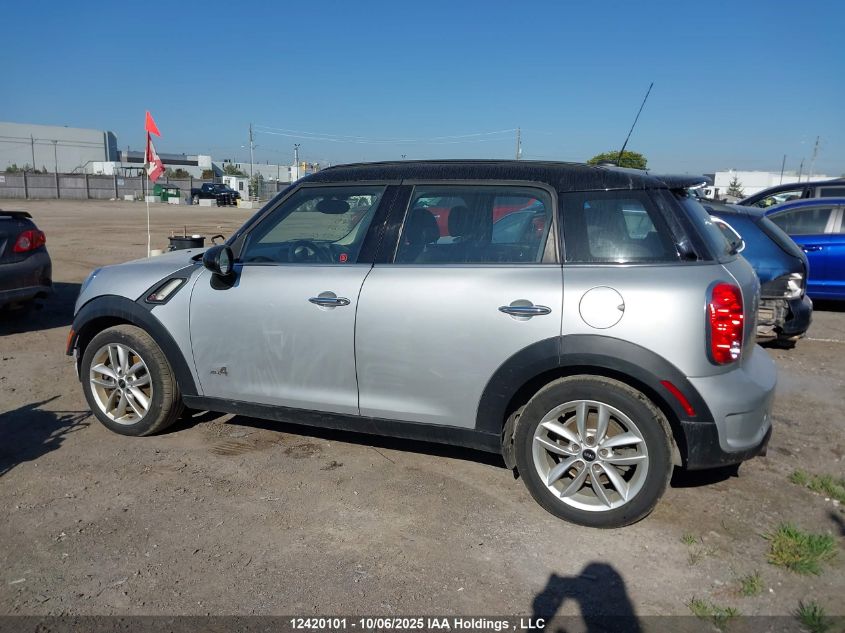 2012 Mini Cooper S Countryman VIN: WMWZC5C57CWL60707 Lot: 12420101