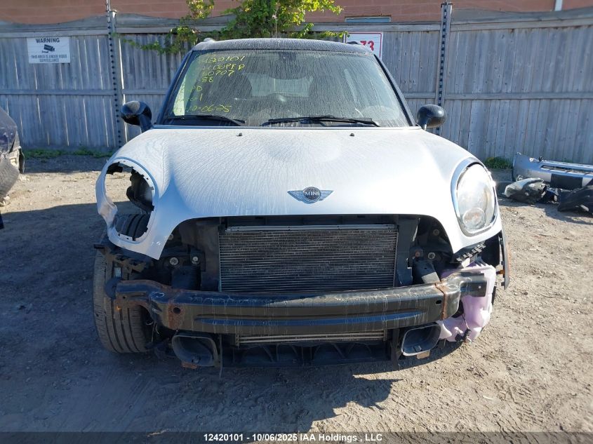 2012 Mini Cooper S Countryman VIN: WMWZC5C57CWL60707 Lot: 12420101