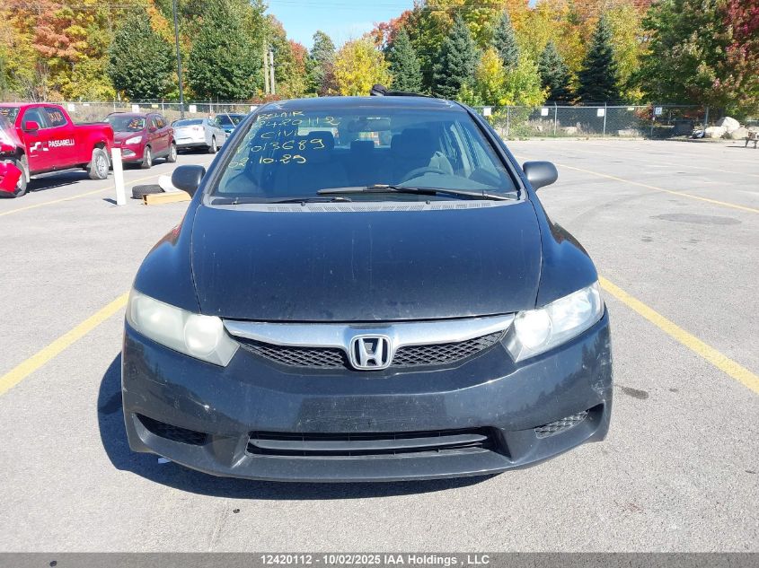 2010 Honda Civic VIN: 2HGFA1F22AH013689 Lot: 12420112