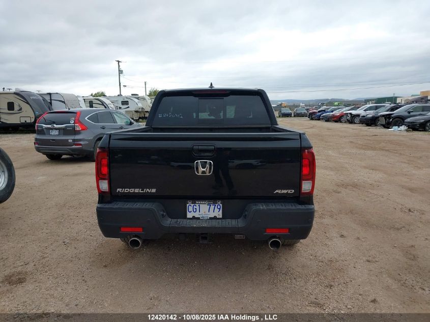 2023 Honda Ridgeline Black Edition VIN: 5FPYK3F85PB501271 Lot: 12420142