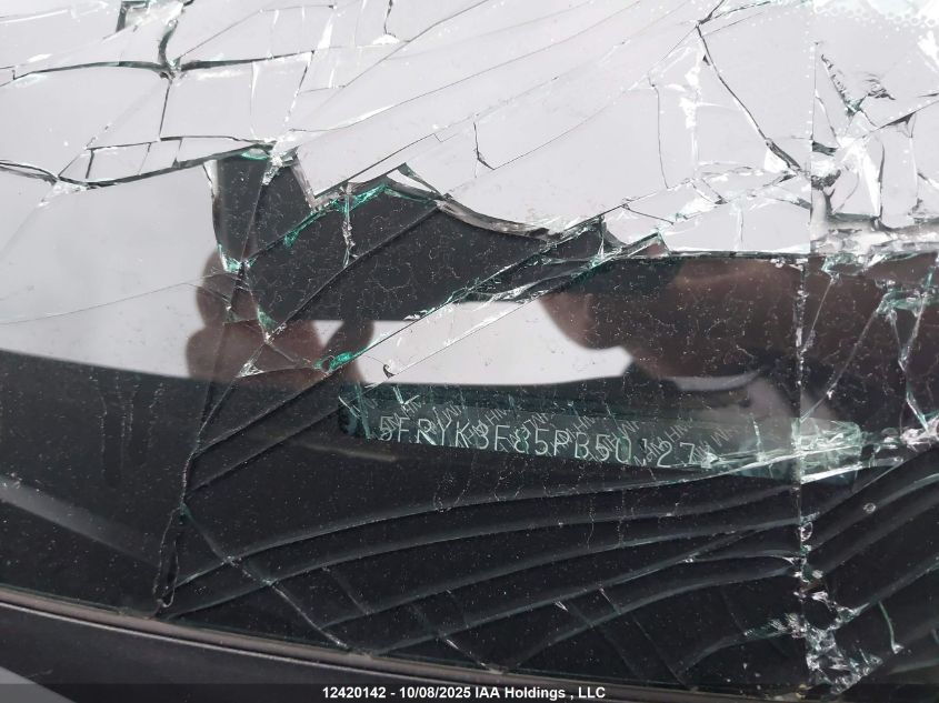 2023 Honda Ridgeline Black Edition VIN: 5FPYK3F85PB501271 Lot: 12420142