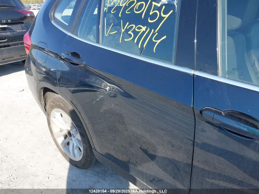 2015 BMW X1 xDrive28I VIN: WBAVL1C57FVY39114 Lot: 12420154