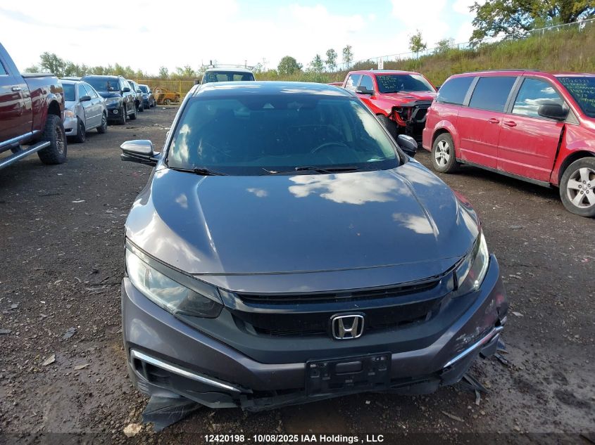 2020 Honda Civic Ex 4Dr VIN: 2HGFC2F7XLH018878 Lot: 12420198