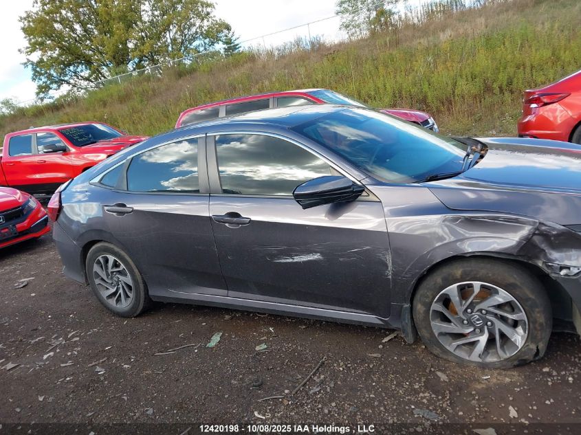 2020 Honda Civic Ex 4Dr VIN: 2HGFC2F7XLH018878 Lot: 12420198