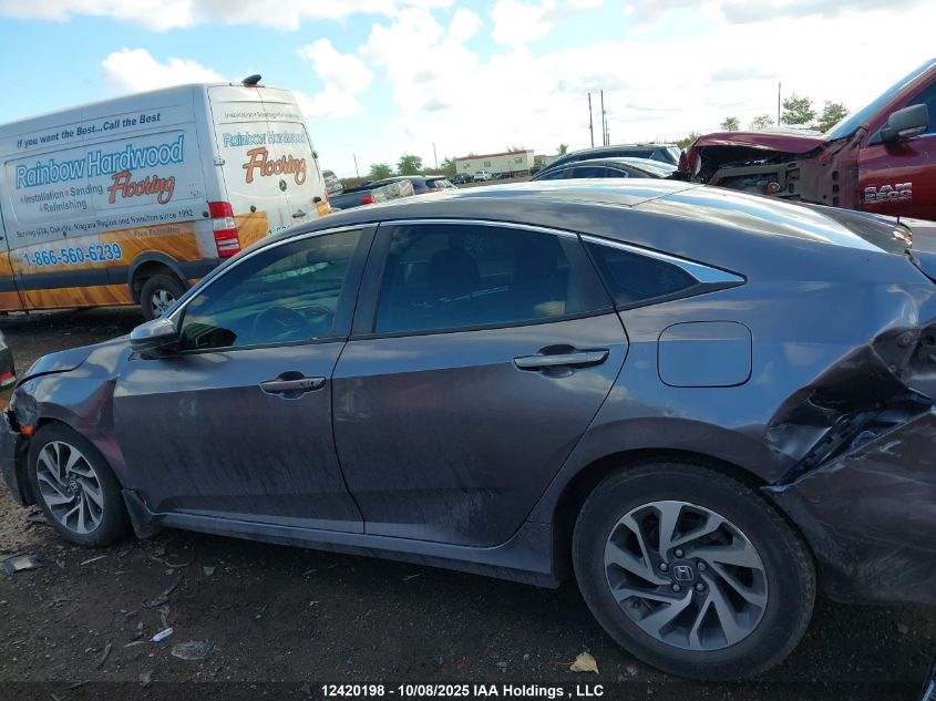 2020 Honda Civic Ex 4Dr VIN: 2HGFC2F7XLH018878 Lot: 12420198