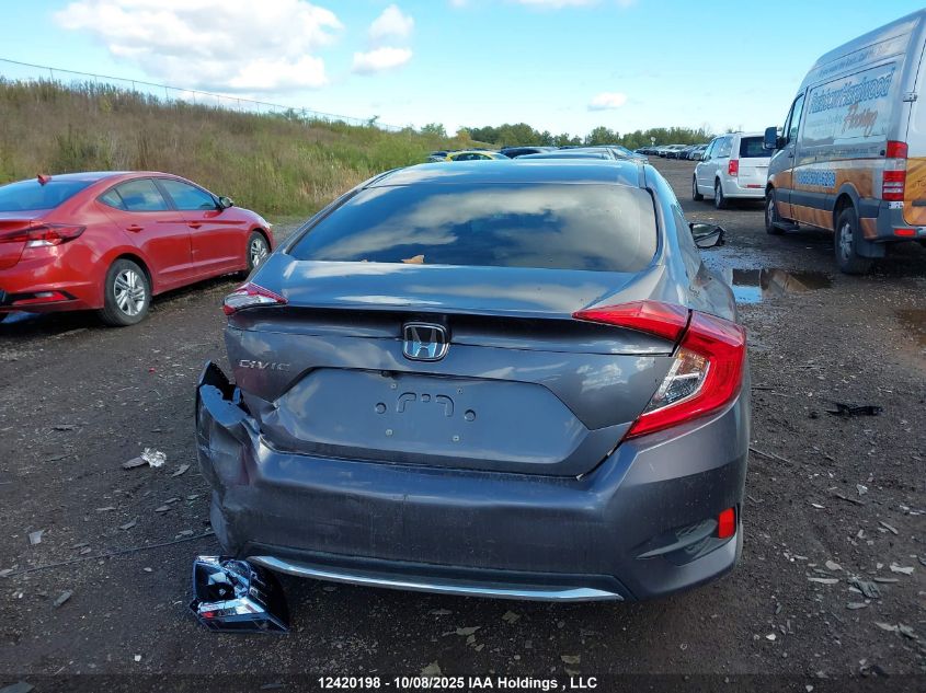 2020 Honda Civic Ex 4Dr VIN: 2HGFC2F7XLH018878 Lot: 12420198