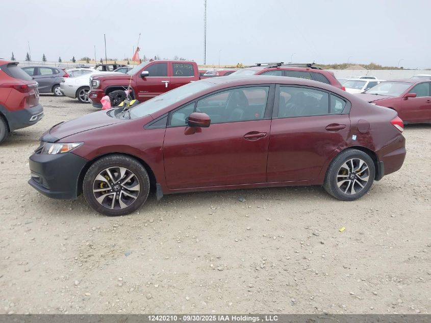 2015 Honda Civic Ex VIN: 2HGFB2F52FH045319 Lot: 12420210