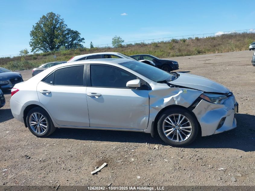2015 Toyota Corolla VIN: 2T1BURHE9FC255715 Lot: 12420242
