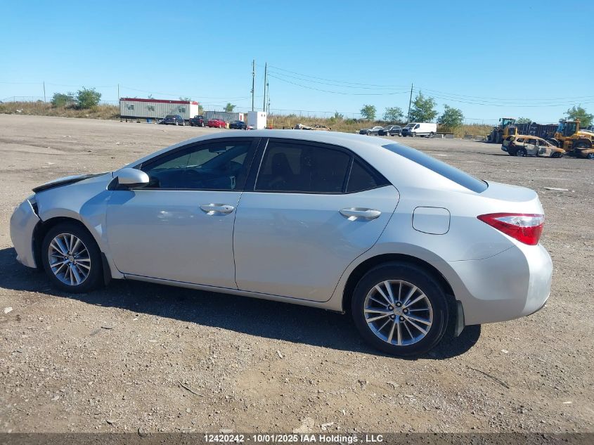 2015 Toyota Corolla VIN: 2T1BURHE9FC255715 Lot: 12420242