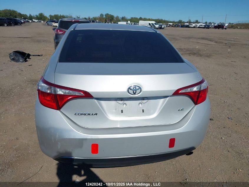 2015 Toyota Corolla VIN: 2T1BURHE9FC255715 Lot: 12420242