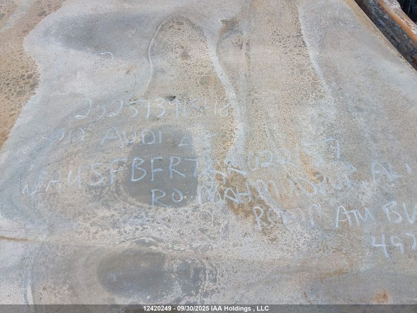 2010 Audi A5 2.0T VIN: WAUSFBFR7AA022157 Lot: 12420249