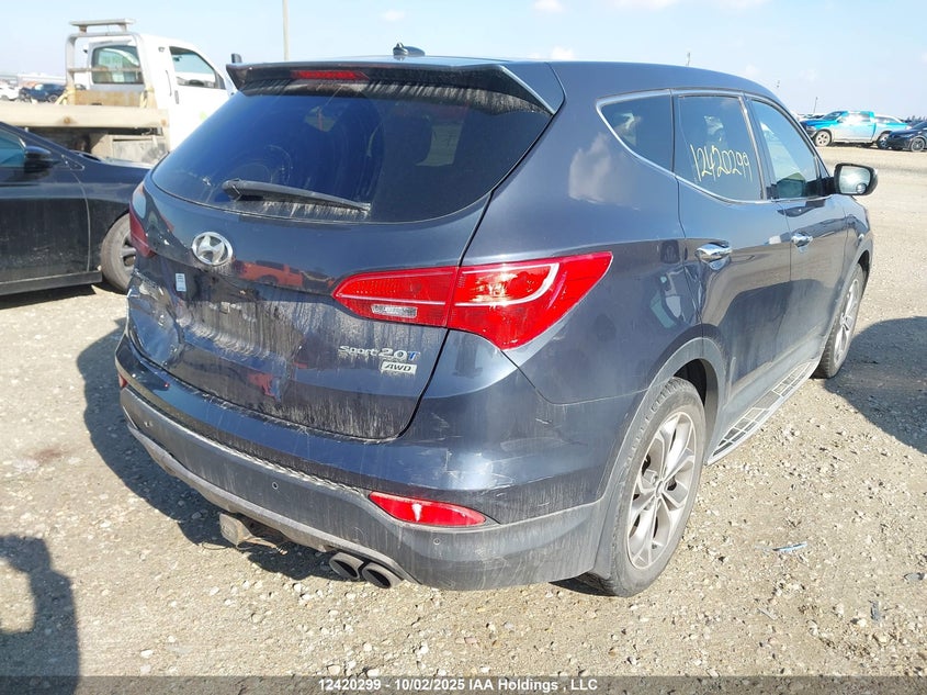 5XYZUDLA6DG072571 2013 HYUNDAI SANTA FE photo no. 4