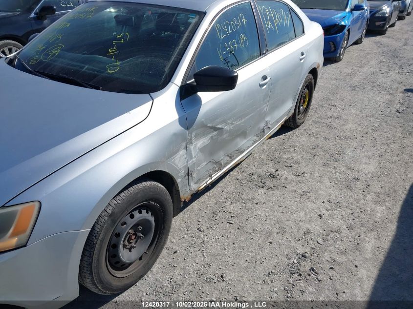 2011 Volkswagen Jetta VIN: 3VW2K7AJ8BM387185 Lot: 12420317