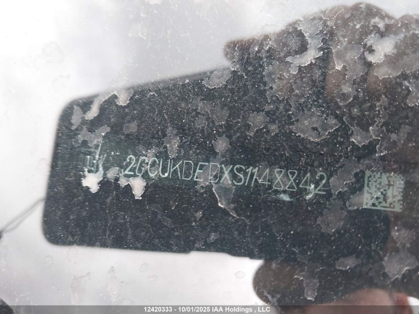 2025 Chevrolet Silverado K1500 Lt VIN: 2GCUKDEDXS1148842 Lot: 12420333