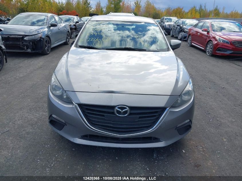 2014 Mazda Mazda3 VIN: 3MZBM1V75EM109452 Lot: 12420365