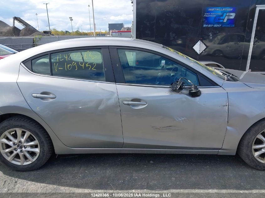 2014 Mazda Mazda3 VIN: 3MZBM1V75EM109452 Lot: 12420365