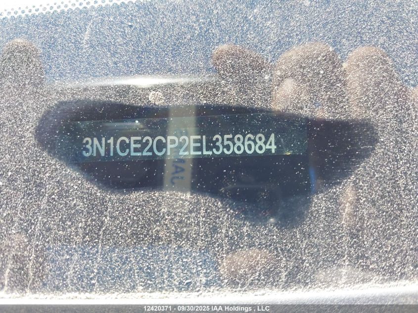 2014 Nissan Versa Note S/S Plus/Sv/Sl VIN: 3N1CE2CP2EL358684 Lot: 12420371