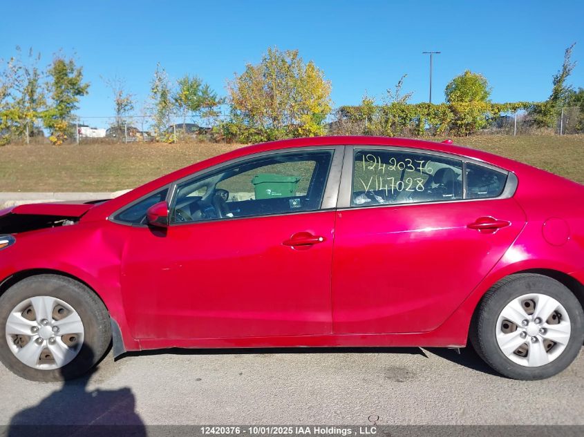 2017 Kia Forte VIN: 3KPFK4A76HE147028 Lot: 12420376