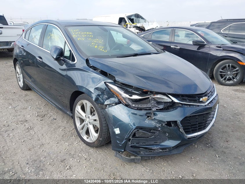 3G1BF6SM8JS532724 2018 Chevrolet Cruze Premier auction photo 1