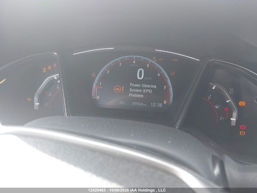 2019 Honda Civic Sport VIN: SHHFK7G44KU303825 Lot: 12420463