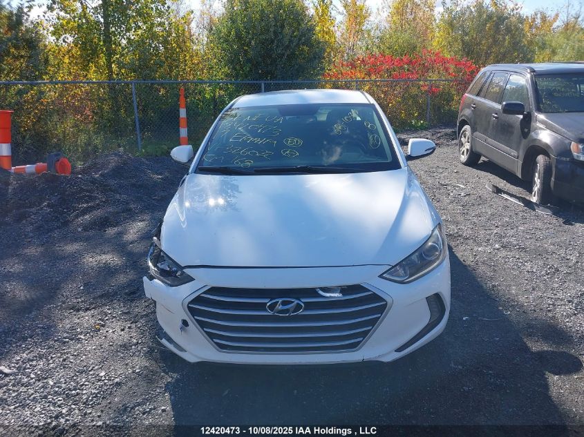 2017 Hyundai Elantra Gl VIN: KMHD84LF3HU326022 Lot: 12420473