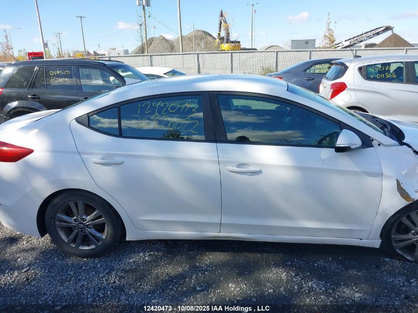 2017 Hyundai Elantra Gl VIN: KMHD84LF3HU326022 Lot: 12420473