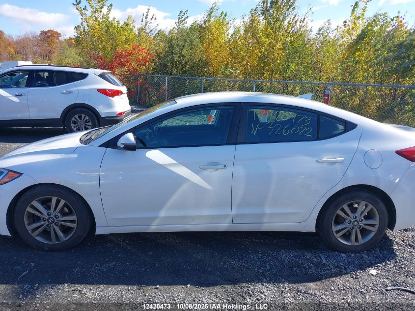 2017 Hyundai Elantra Gl VIN: KMHD84LF3HU326022 Lot: 12420473