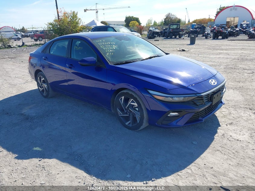 KMHLM4DG8SU965728 2025 Hyundai Elantra Sel Sport auction photo 1