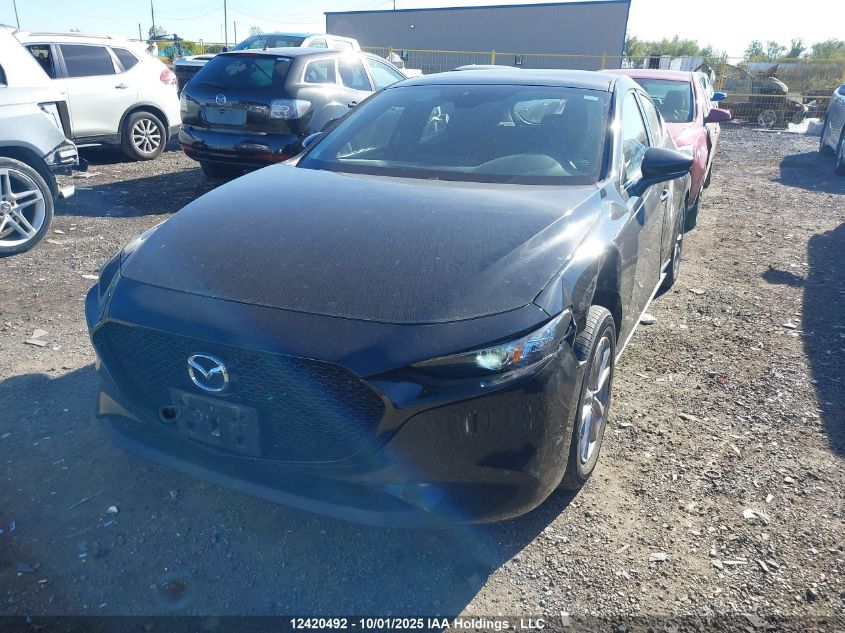 2019 Mazda Mazda3 Gx VIN: JM1BPAK76K1139356 Lot: 12420492