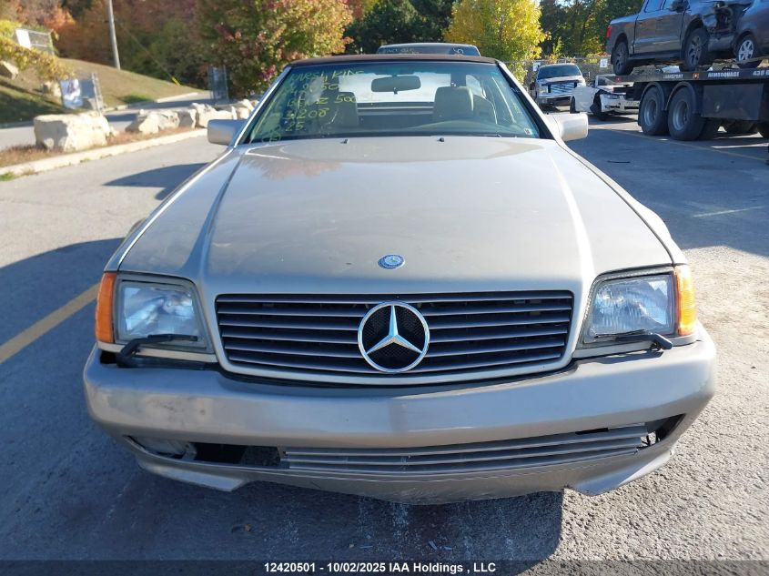 1991 Mercedes-Benz 500 Sl VIN: WDBFA66E3MF031208 Lot: 12420501
