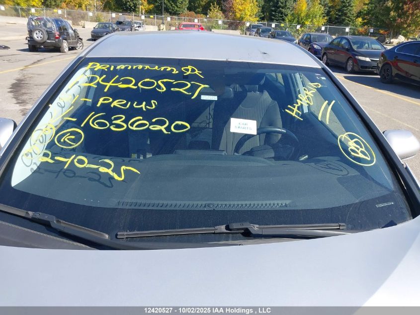 2021 Toyota Prius Prime VIN: JTDKAMFP1M3163620 Lot: 12420527