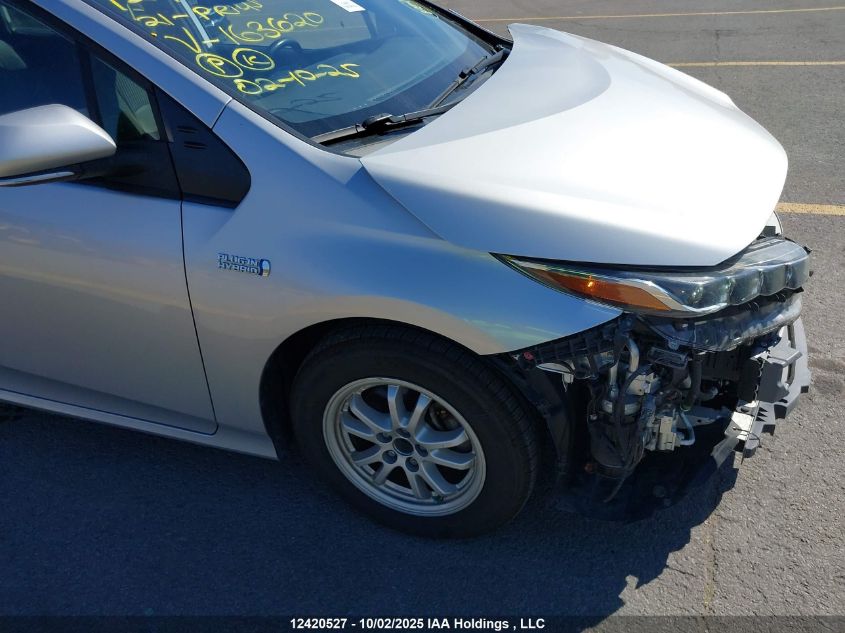 2021 Toyota Prius Prime VIN: JTDKAMFP1M3163620 Lot: 12420527