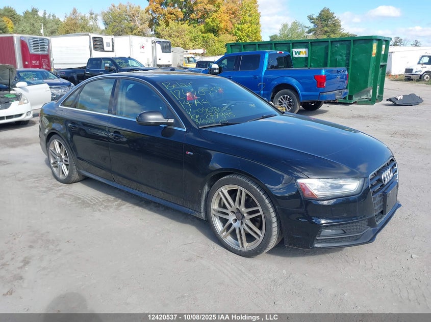 WAUKFCFL8EN040800 2014 Audi A4 auction photo 1