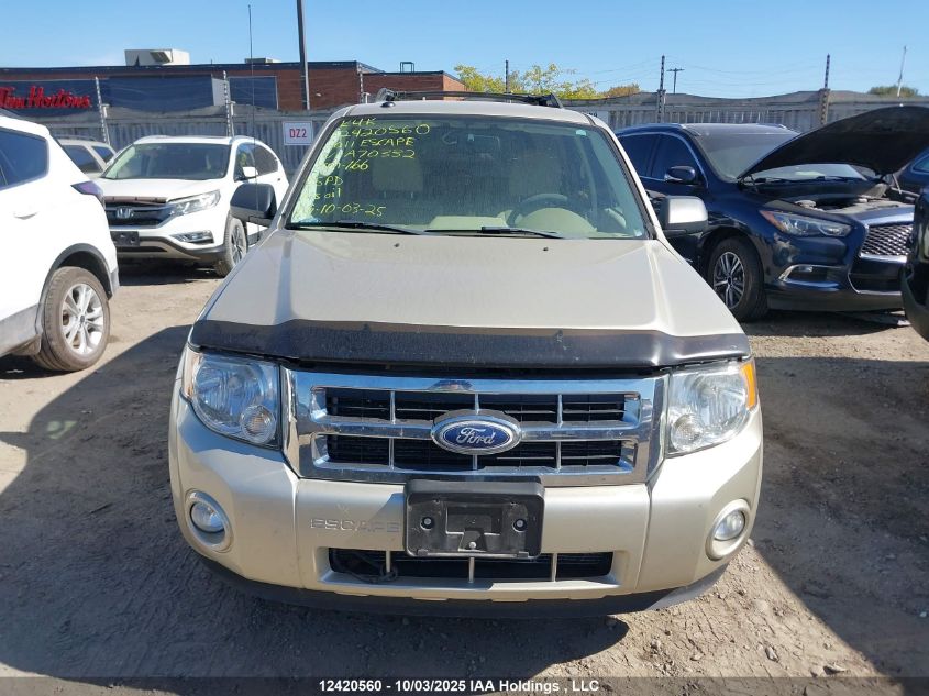 2011 Ford Escape Xlt VIN: 1FMCU9D7XBKA70332 Lot: 12420560