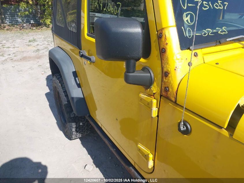 2009 Jeep Wrangler VIN: 1J4GA64129L751057 Lot: 12420607