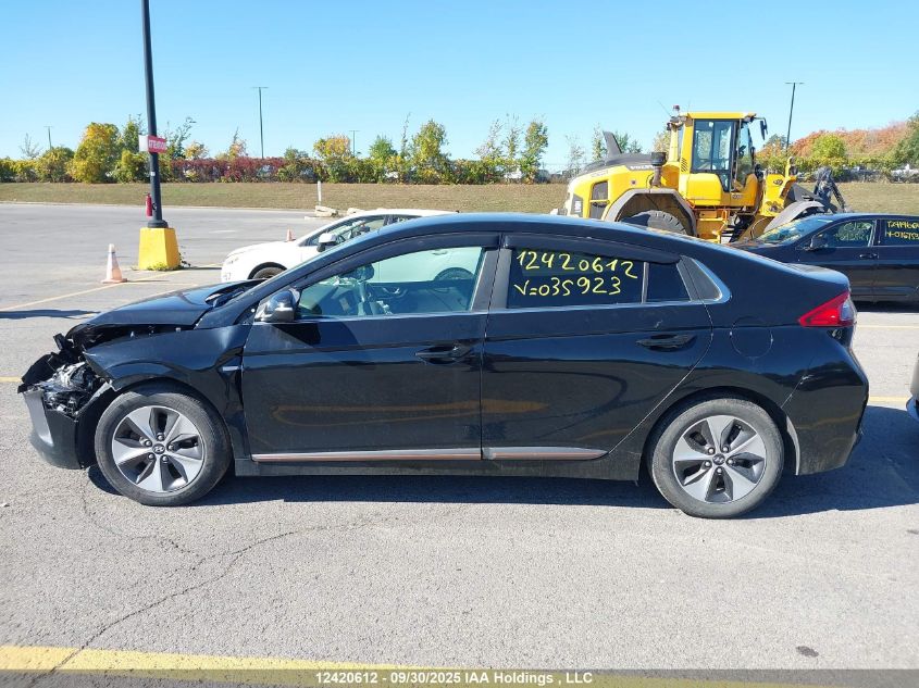2019 Hyundai Ioniq Ev Preferred VIN: KMHC85LH7KU035923 Lot: 12420612