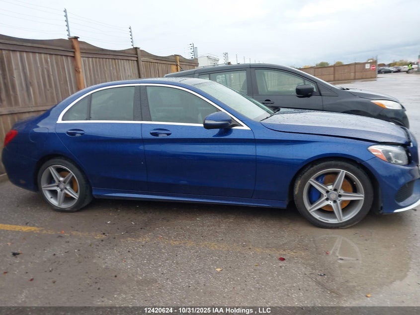 2017 Mercedes-Benz C 300 4Matic VIN: 55SWF4KB4HU193392 Lot: 12420624